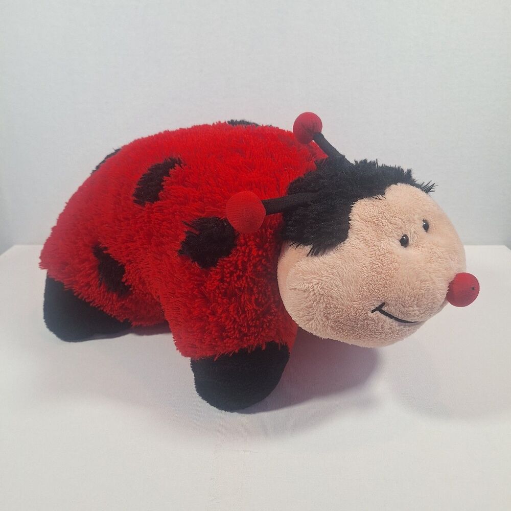 Pillow Pets Ms. Lady Bug Large 18" Red Black 2010